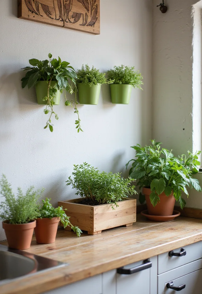 12 Cabin Kitchen Ideas for Warm Rustic Nature Inspired Style 34 12 Cabin Kitchen Ideas for Warm Rustic Nature Inspired Style - 4. Nature-Inspired Decor