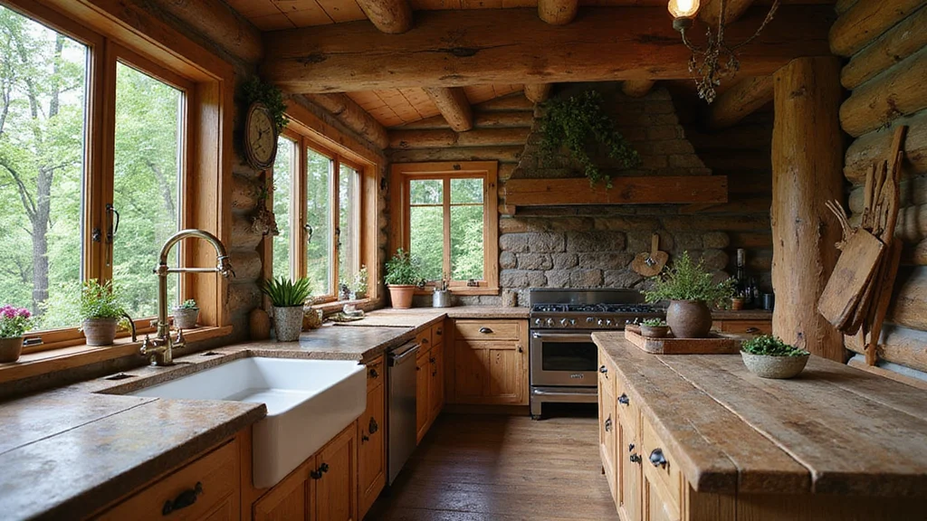 12 Cabin Kitchen Ideas for Warm Rustic Nature Inspired Style