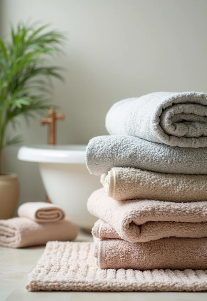 12 DIY Bathroom Ideas for Affordable Creative Stylish Upgrades 78 12 DIY Bathroom Ideas for Affordable Creative Stylish Upgrades - 8. Natural Material Textiles