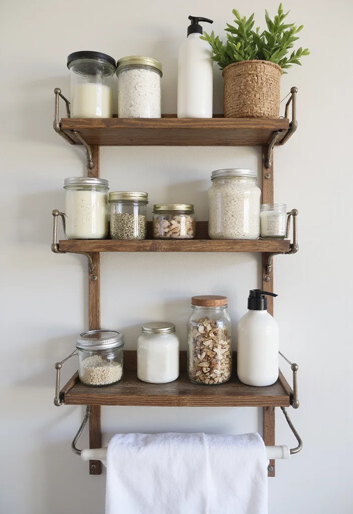 12 DIY Bathroom Ideas for Affordable Creative Stylish Upgrades 89 12 DIY Bathroom Ideas for Affordable Creative Stylish Upgrades - 9. DIY Bathroom Organizer