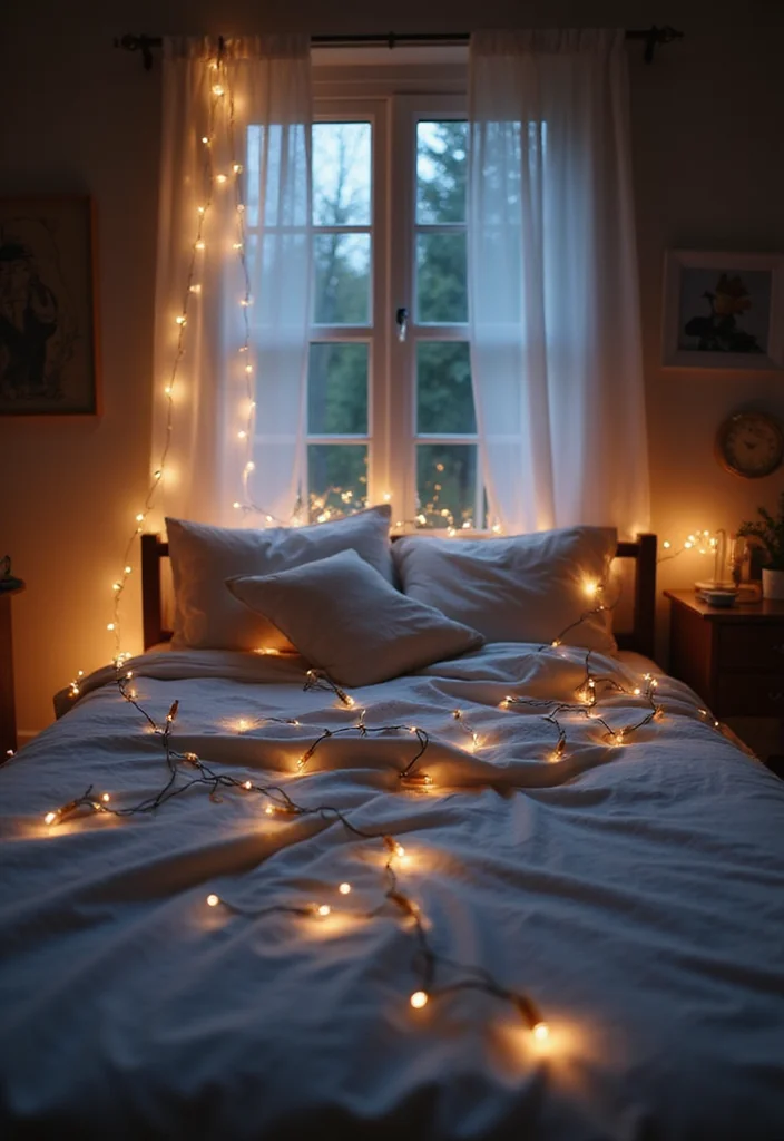 12 Fairy Lights Bedroom Ideas for Soft Magical Ambient Glow 67 12 Fairy Lights Bedroom Ideas for Soft Magical Ambient Glow - 7. Under-Bed Glow