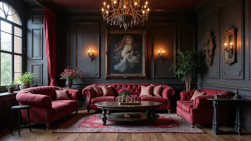 12 Gothic Living Room Ideas for Dark Dramatic Elegant Spaces