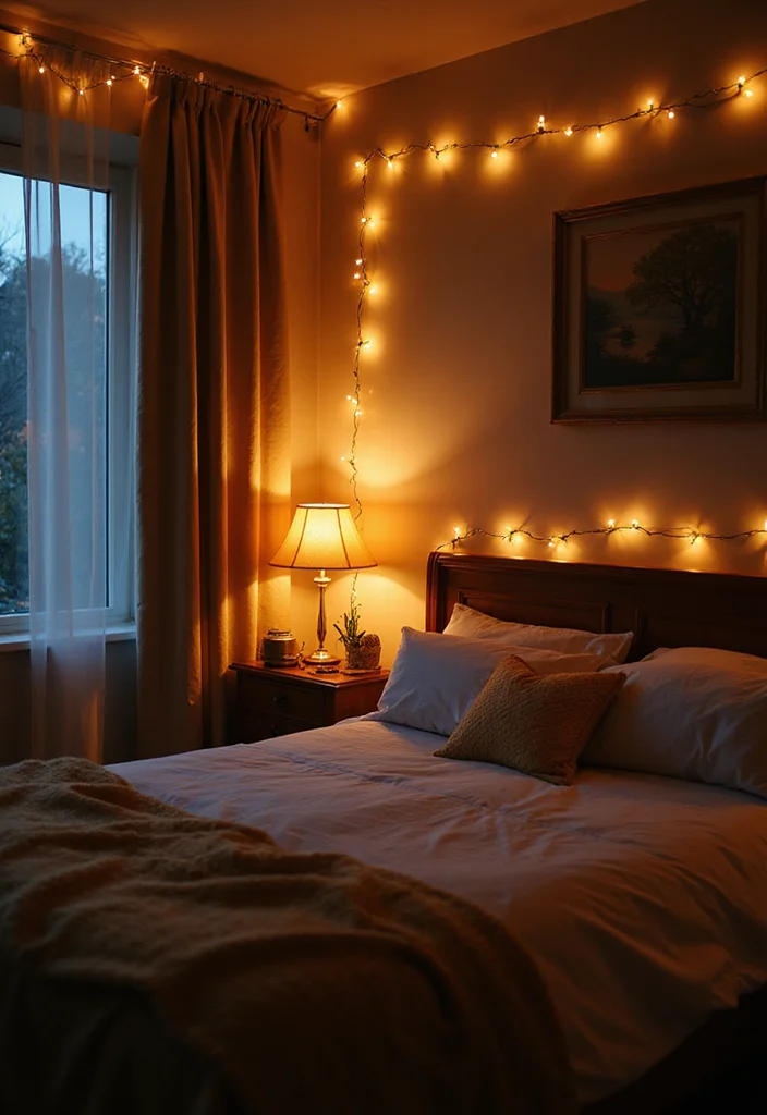 12 Gray and Green Bedroom Ideas for Calm Natural Soft Balance 111 12 Gray and Green Bedroom Ideas for Calm Natural Soft Balance - 11. Soft Lighting Solutions