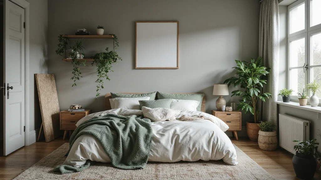 12 Gray and Green Bedroom Ideas for Calm Natural Soft Balance