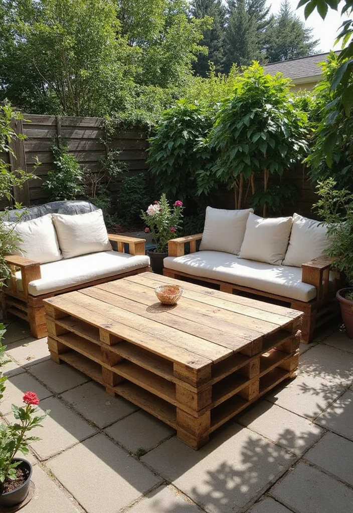 12 IKEA Backyard Ideas for Affordable Functional Outdoor Style 23 12 IKEA Backyard Ideas for Affordable Functional Outdoor Style - 3. DIY Pallet Projects for a Rustic Touch