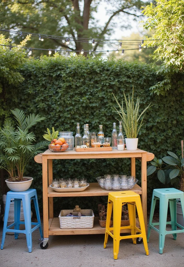 12 IKEA Backyard Ideas for Affordable Functional Outdoor Style 56 12 IKEA Backyard Ideas for Affordable Functional Outdoor Style - 6. Create a Backyard Bar with Ease
