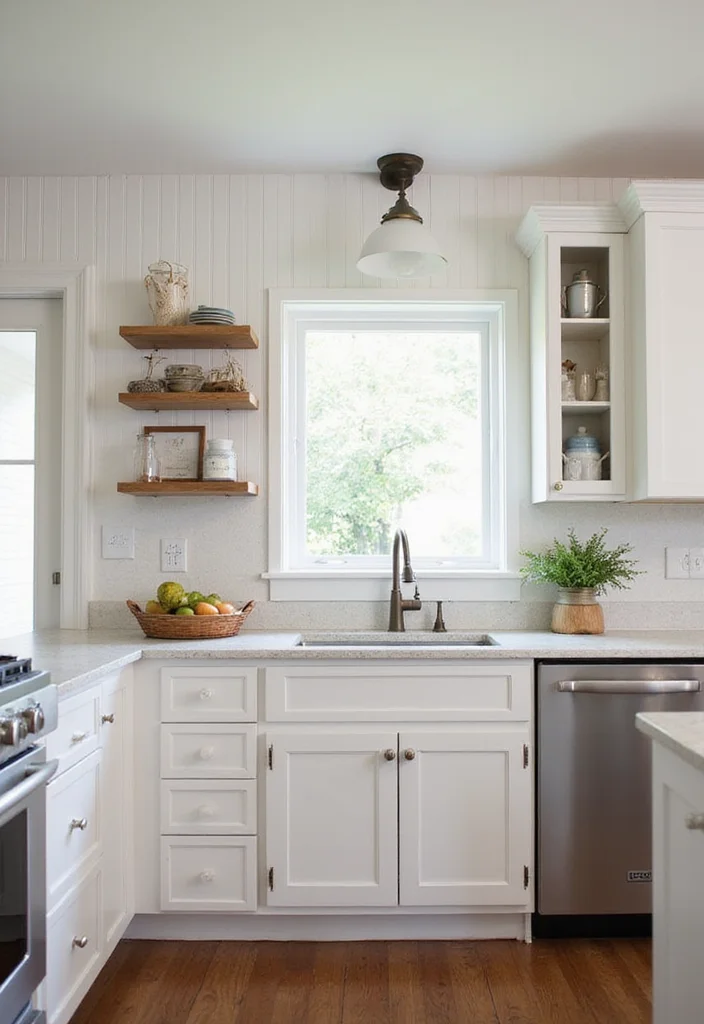 12 Kitchen Soffit Ideas for Clean Updated Decorative Solutions 78 12 Kitchen Soffit Ideas for Clean Updated Decorative Solutions - 8. Farmhouse Style Soffits