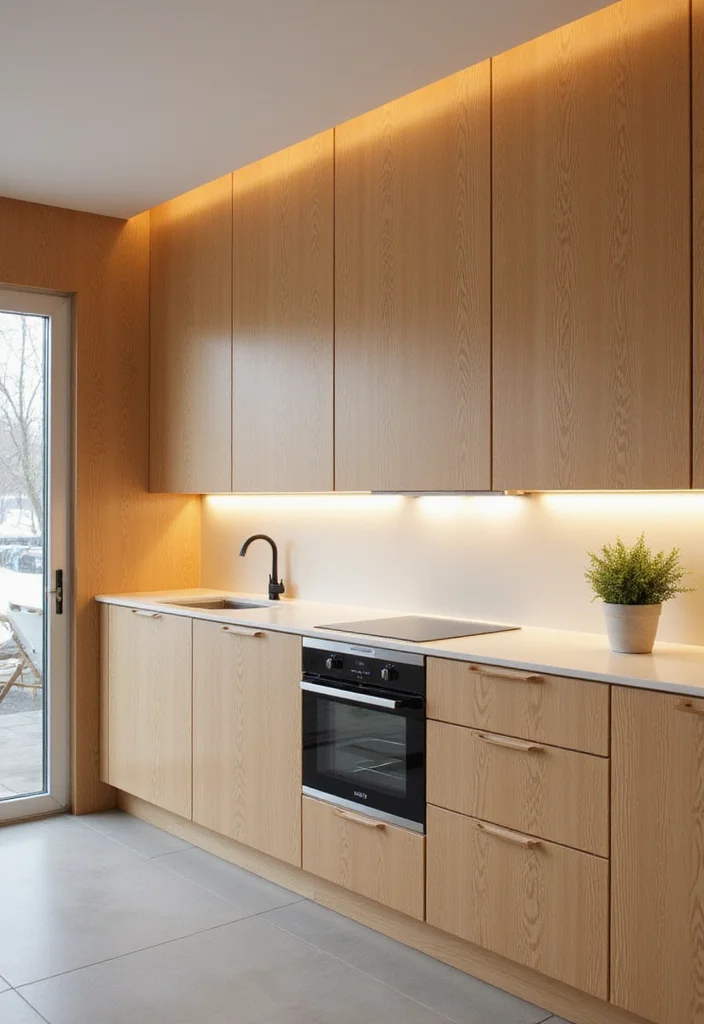 12 Kitchen Wall Paneling Ideas for Texture Depth and Modern Style 12 12 Kitchen Wall Paneling Ideas for Texture Depth and Modern Style - 2. Bamboo Panels for a Modern Touch