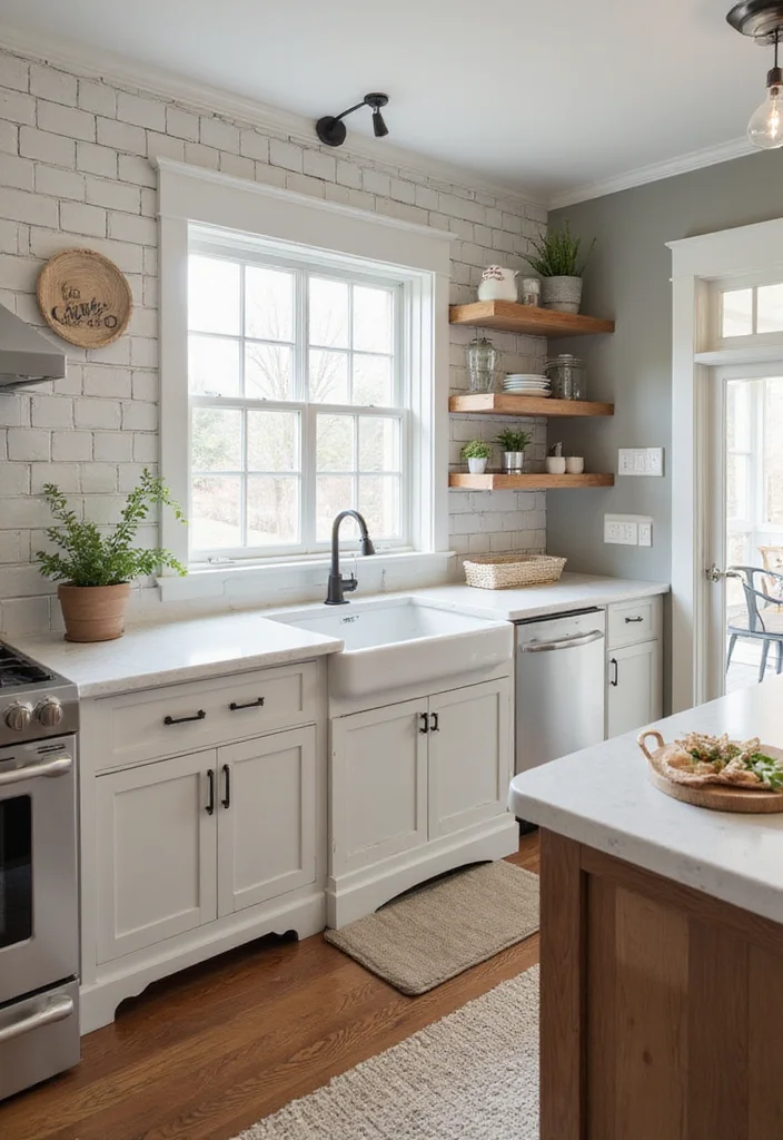 12 Kitchen Wall Paneling Ideas for Texture Depth and Modern Style 67 12 Kitchen Wall Paneling Ideas for Texture Depth and Modern Style - 7. Shiplap for a Classic Touch