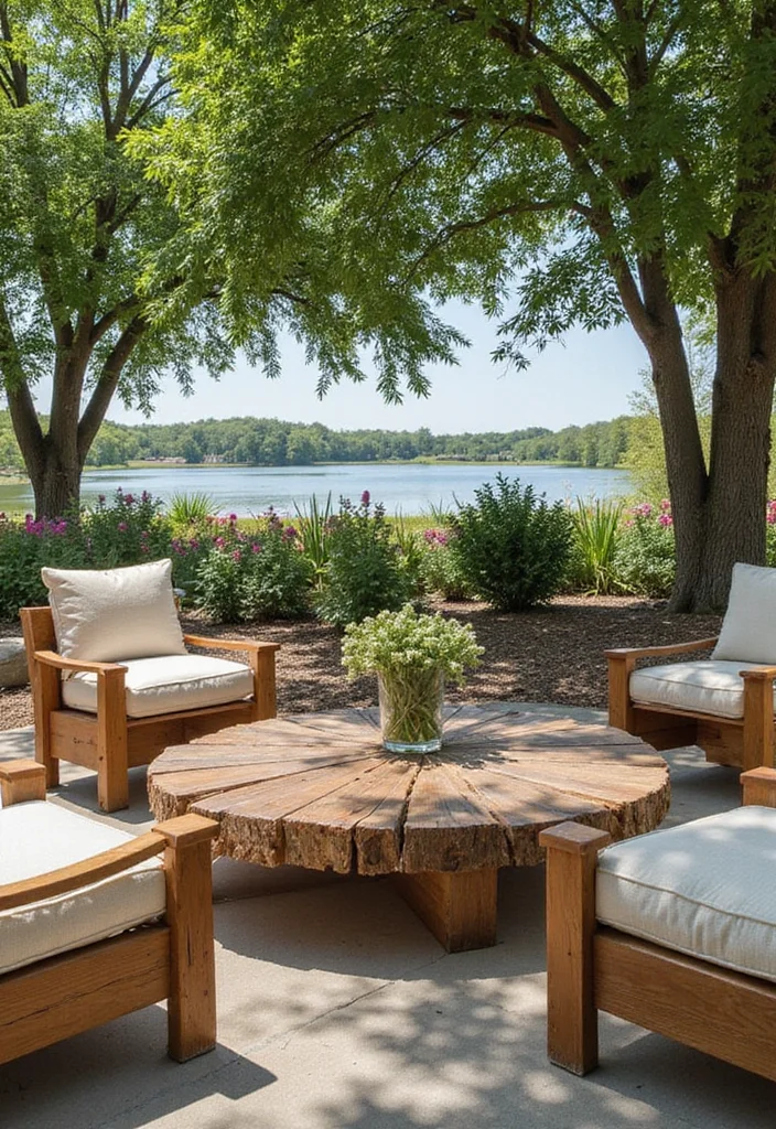 12 Lake House Backyard Ideas for Breezy Bright Coastal Living 12 12 Lake House Backyard Ideas for Breezy Bright Coastal Living - 2. Eco-Friendly Furniture