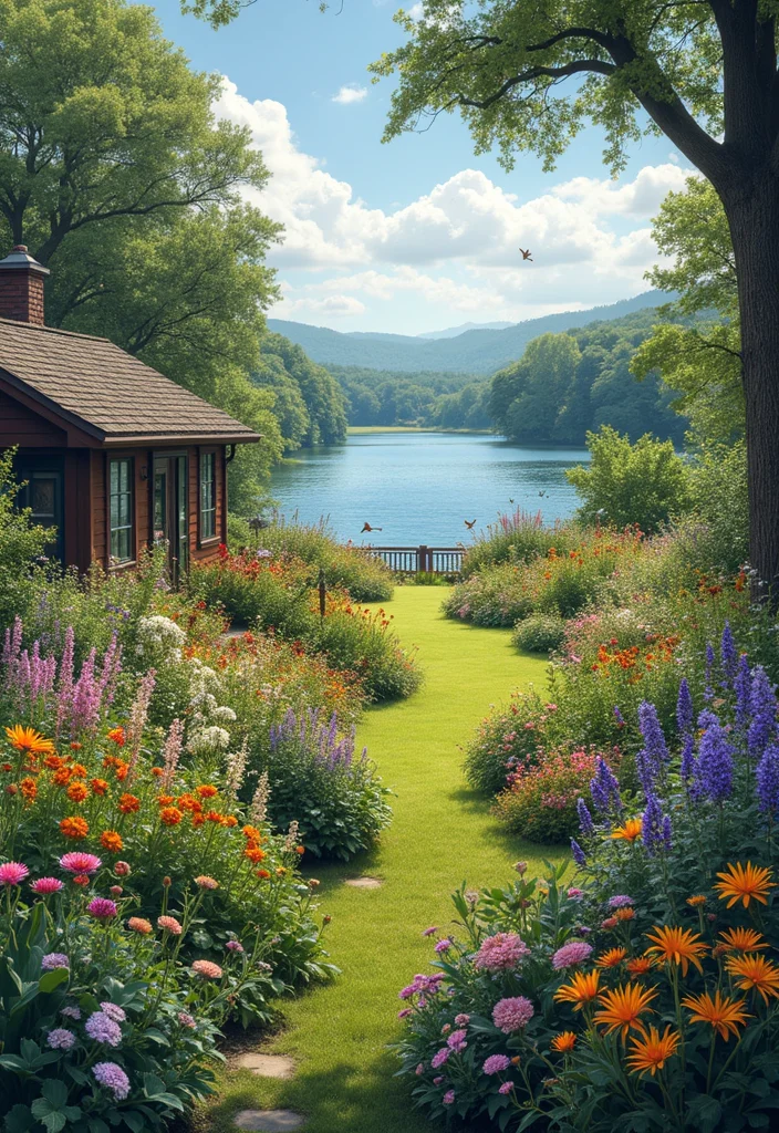 12 Lake House Backyard Ideas for Breezy Bright Coastal Living 56 12 Lake House Backyard Ideas for Breezy Bright Coastal Living - 6. Native Plant Gardens