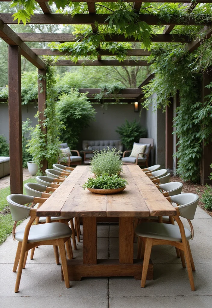 12 Lake House Backyard Ideas for Breezy Bright Coastal Living 67 12 Lake House Backyard Ideas for Breezy Bright Coastal Living - 7. Outdoor Dining Areas