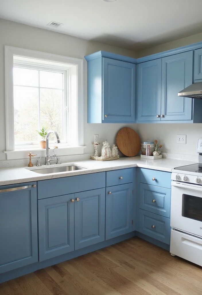 12 Lake House Kitchen Ideas for Breezy Relaxed Coastal Charm 1 12 Lake House Kitchen Ideas for Breezy Relaxed Coastal Charm - 1. Nautical Blue Accents