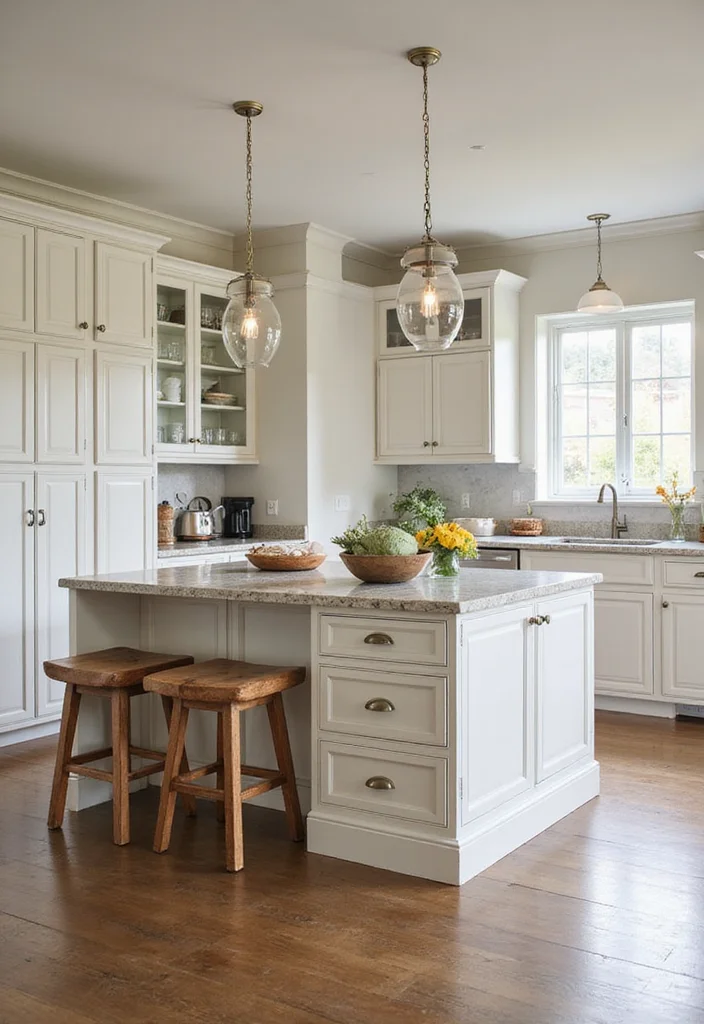 12 Lake House Kitchen Ideas for Breezy Relaxed Coastal Charm 89 12 Lake House Kitchen Ideas for Breezy Relaxed Coastal Charm - 9. Functional Island Spaces