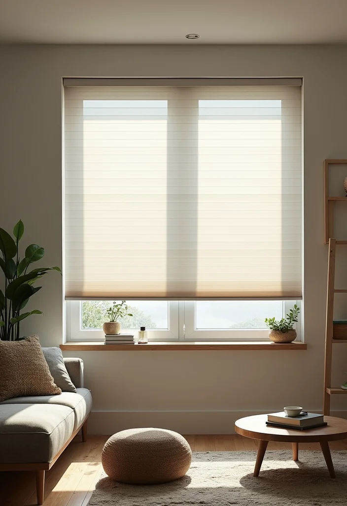 12 Living Room Blinds Ideas for Light Control and Clean Style 100 12 Living Room Blinds Ideas for Light Control and Clean Style - 10. Smart Blinds: The Future of Living Room Decor