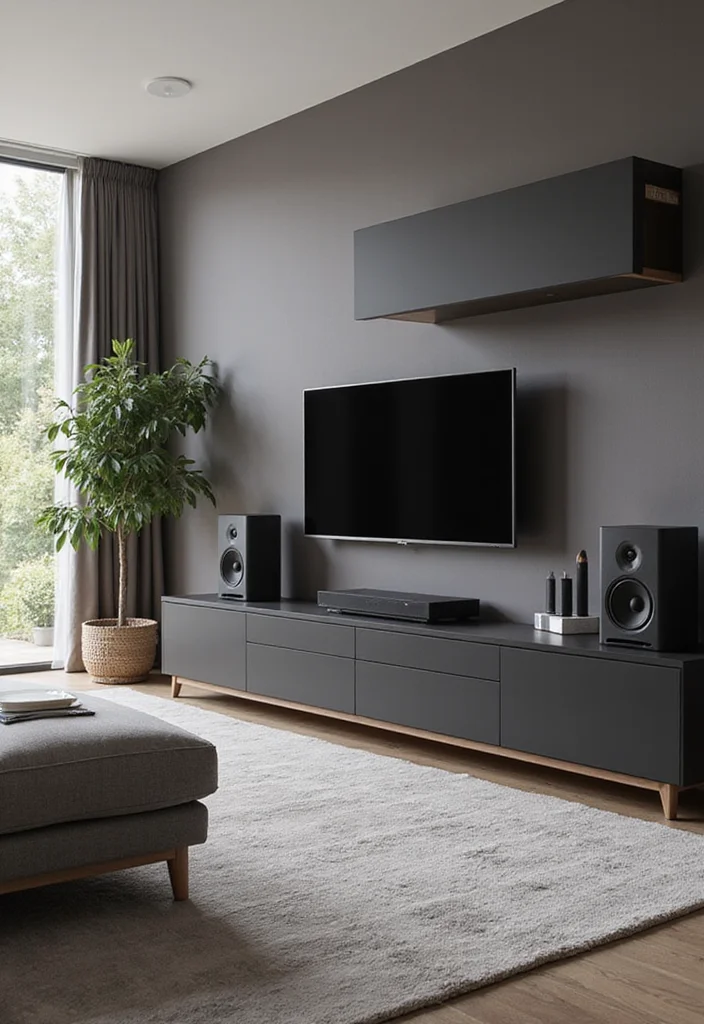 12 Living Room Entertainment Center Ideas for Organized Clean Viewing 100 12 Living Room Entertainment Center Ideas for Organized Clean Viewing - 10. Smart Home Integration