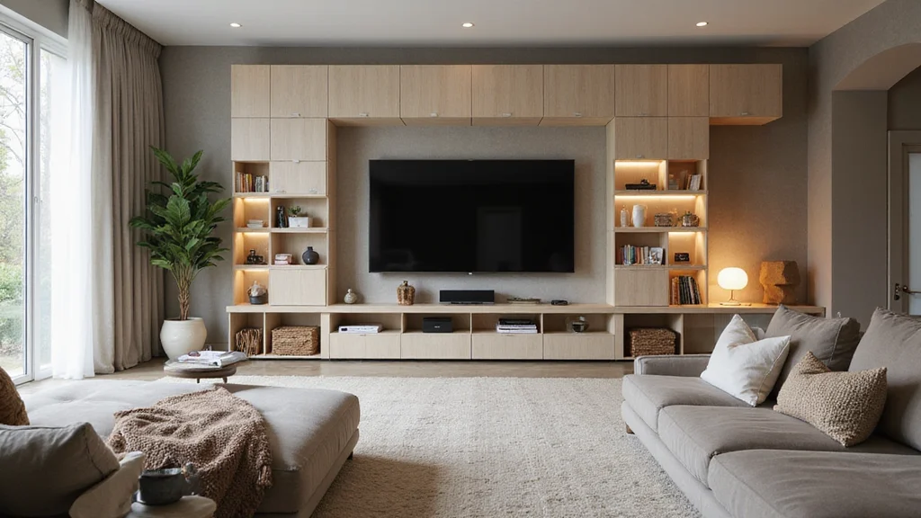 12 Living Room Entertainment Center Ideas for Organized Clean Viewing