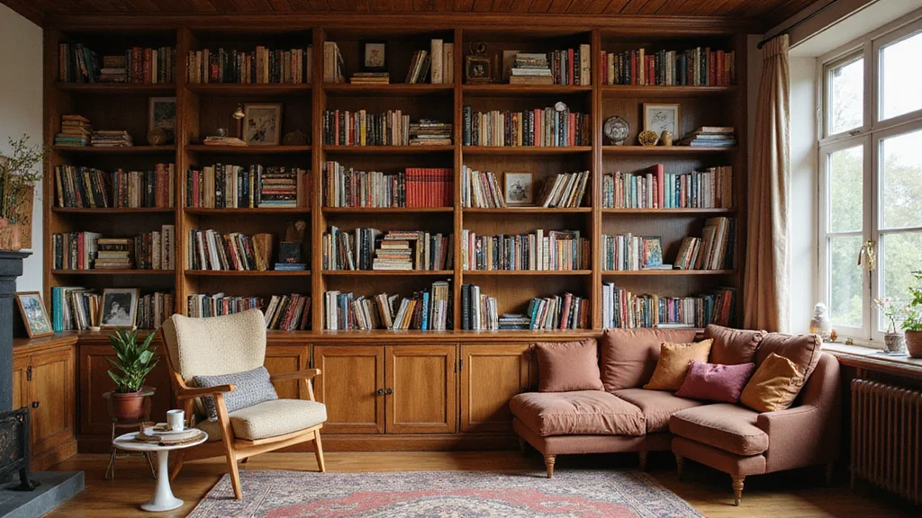12 Living Room Library Ideas for Warm Cozy Intelligent Style
