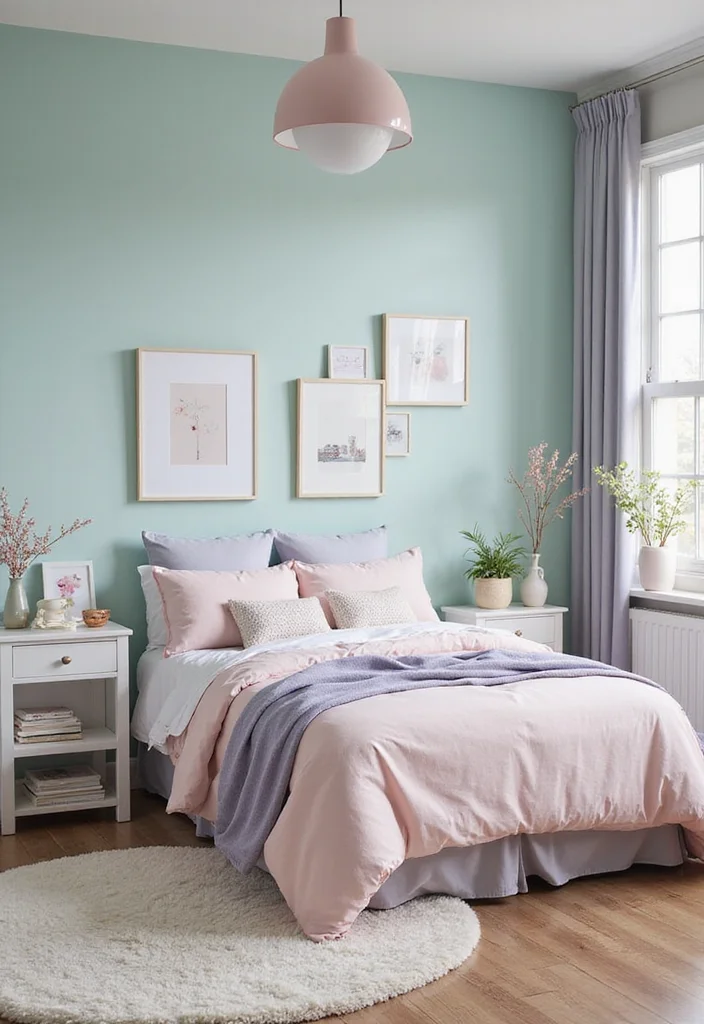 12 Preppy Bedroom Ideas for Clean Bright Youthful Personality 12 12 Preppy Bedroom Ideas for Clean Bright Youthful Personality - 2. Pastel Paradise