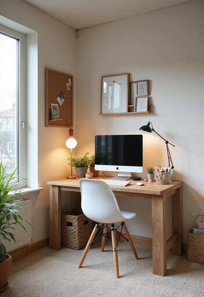 12 Preppy Bedroom Ideas for Clean Bright Youthful Personality 56 12 Preppy Bedroom Ideas for Clean Bright Youthful Personality - 6. Chic Study Nook