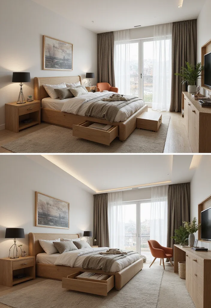 14 Bedroom Aesthetic Ideas for Stylish Trendy Personalized Looks 133 14 Bedroom Aesthetic Ideas for Stylish Trendy Personalized Looks - 13. Multi-Functional Furniture