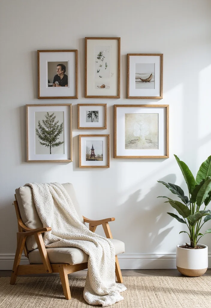 14 Bedroom Aesthetic Ideas for Stylish Trendy Personalized Looks 67 14 Bedroom Aesthetic Ideas for Stylish Trendy Personalized Looks - 7. Artistic Gallery Wall