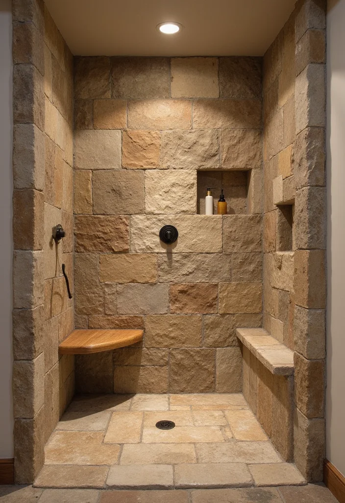 14 Country Bathroom Ideas for Classic Comfortable Everyday Style 111 14 Country Bathroom Ideas for Classic Comfortable Everyday Style - 11. Relaxing Shower Nooks