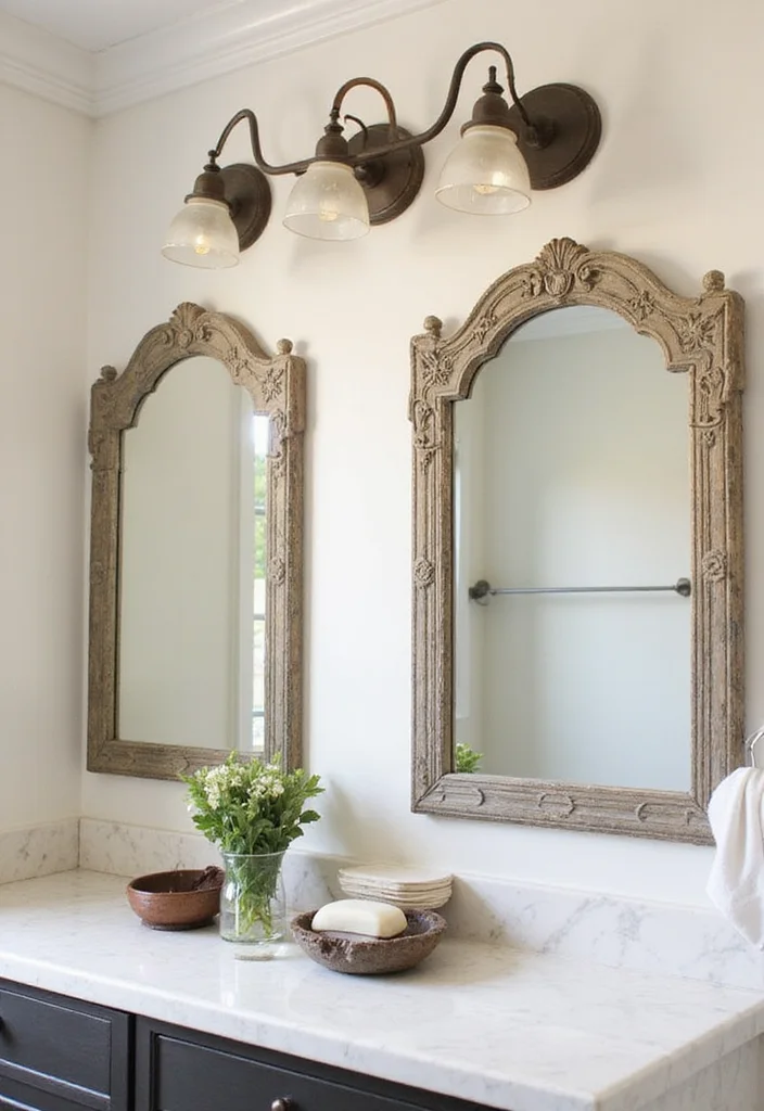 14 Country Bathroom Ideas for Classic Comfortable Everyday Style 144 14 Country Bathroom Ideas for Classic Comfortable Everyday Style - 14. Accessorizing with Country Chic