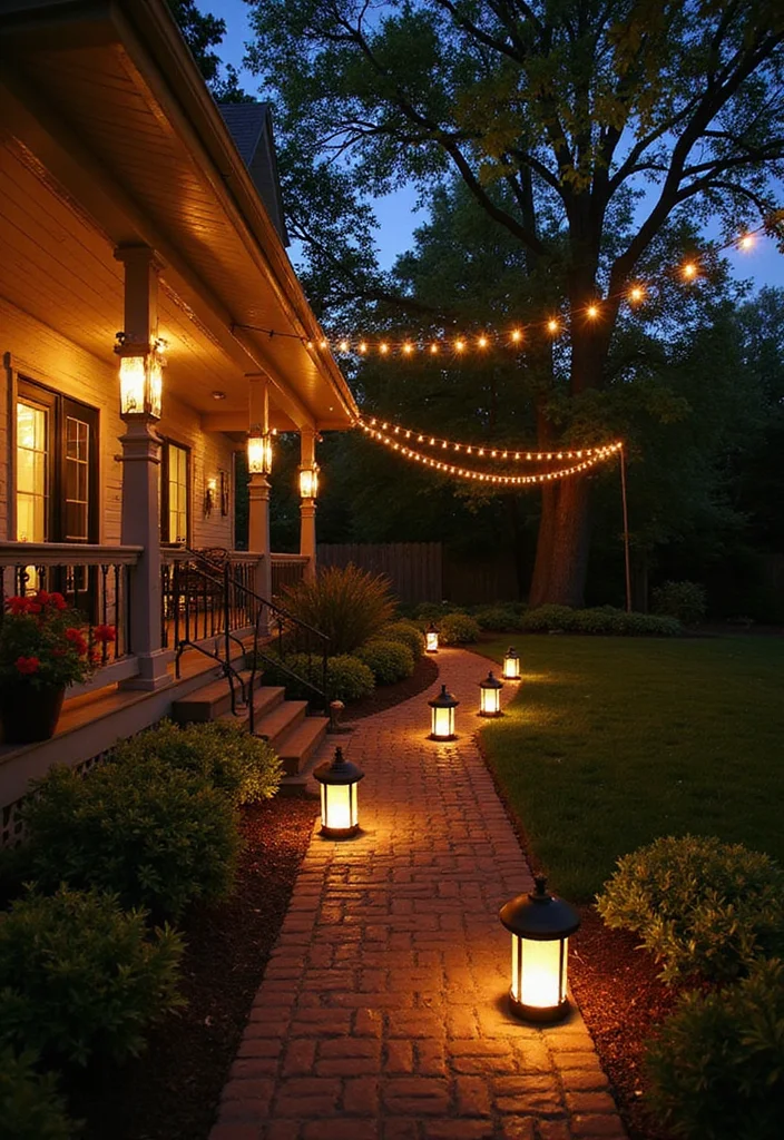 14 Fancy Backyard Ideas for Elegant Stylish Outdoor Living 67 14 Fancy Backyard Ideas for Elegant Stylish Outdoor Living - 7. Enchanting Garden Lighting