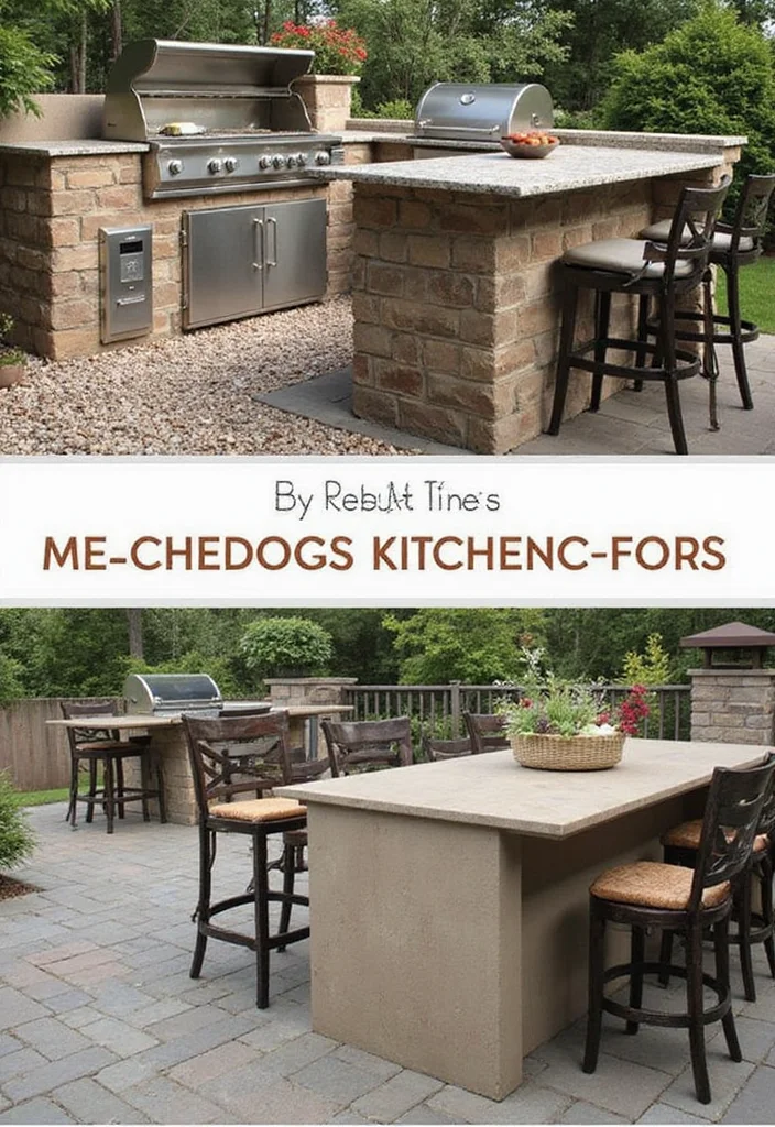14 Fancy Backyard Ideas for Elegant Stylish Outdoor Living 78 14 Fancy Backyard Ideas for Elegant Stylish Outdoor Living - 8. Chic Outdoor Kitchen