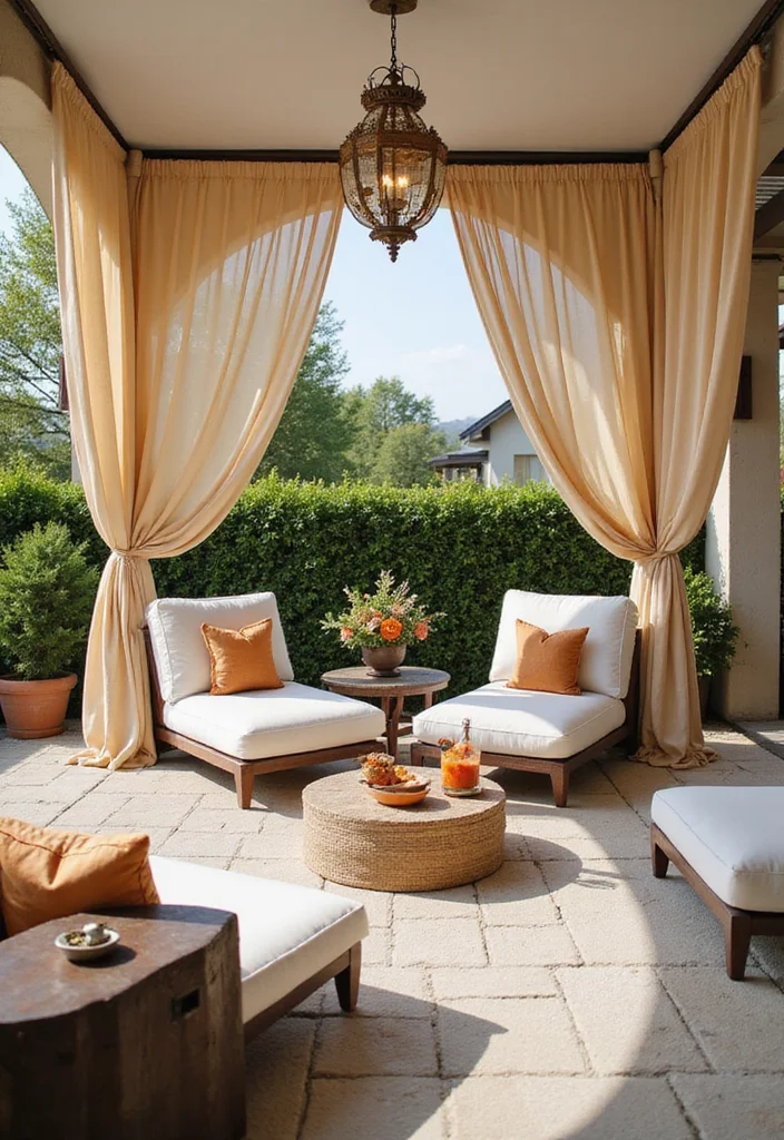 14 Fancy Backyard Ideas for Elegant Stylish Outdoor Living 89 14 Fancy Backyard Ideas for Elegant Stylish Outdoor Living - 9. Breezy Cabana Retreat