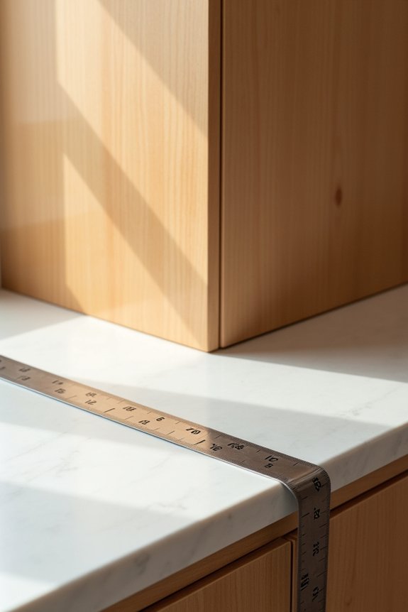 How Deep Are Kitchen Cabinets and How to Measure Them 3 15 to 18 inch cabinet spacing