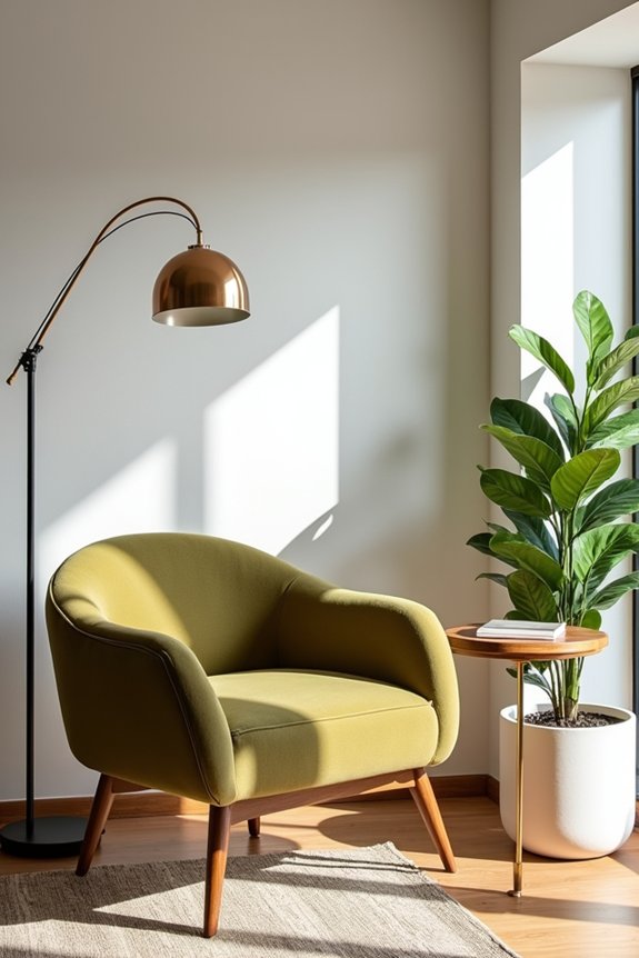10 Smart Ideas for What to Put in That Empty Corner of Your Living Room 6 accent table defines space functionally