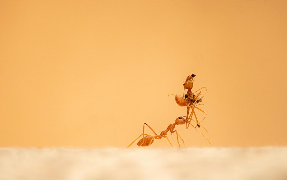 ants invading bathroom area regularly