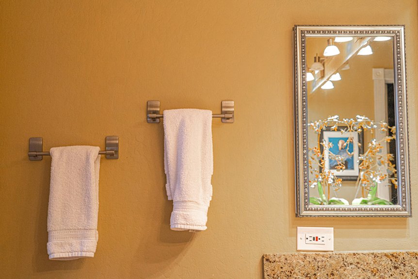 bathroom towel bars placement tips