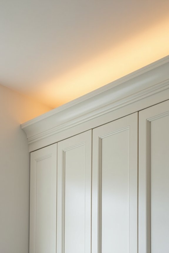 What Is a Kitchen Soffit and How to Identify One in Your Home 2 boxed in gap above cabinets reveals soffit