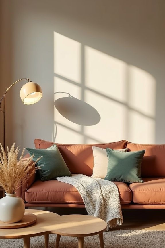 calm neutrals with texture balance