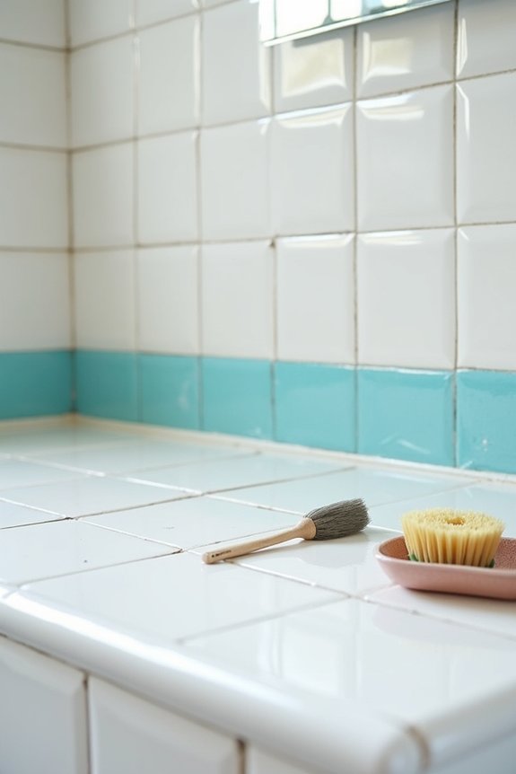 Can You Paint Bathroom Tile Step by Step 3 clean repair sand tape preparation