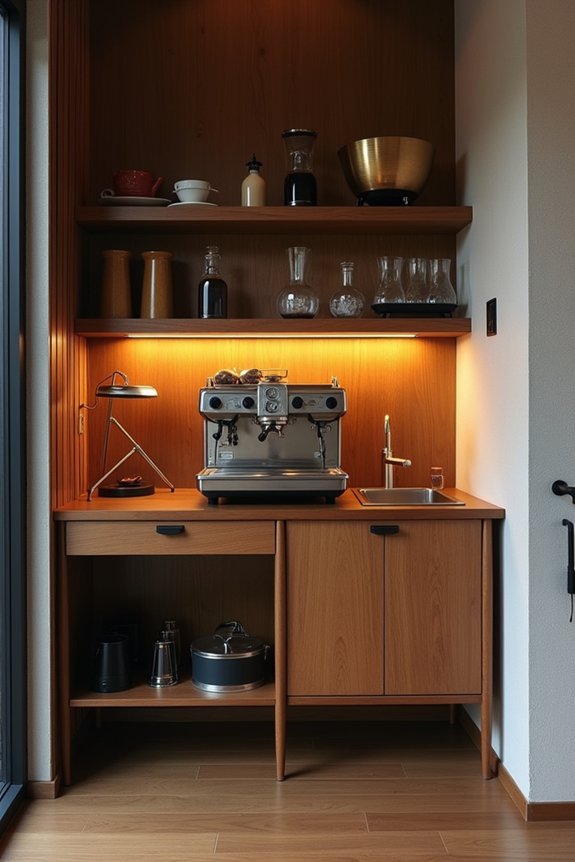 10 Smart Ideas for What to Put in That Empty Corner of Your Living Room 9 coffee cart for accessible entertaining