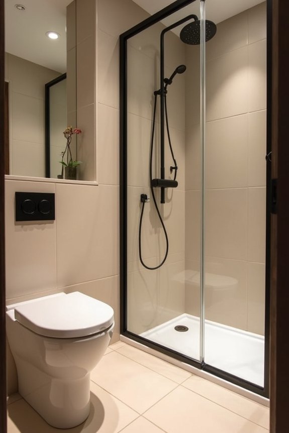 compact 3 4 bath layouts maximize space