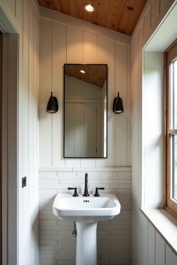 compact guest powder room placement considerations