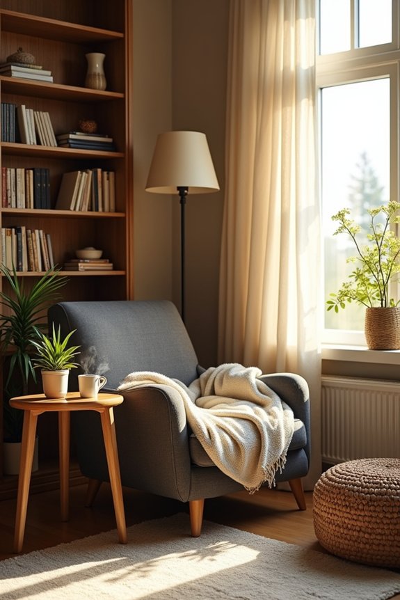 10 Smart Ideas for What to Put in That Empty Corner of Your Living Room 4 cozy reading nook setup