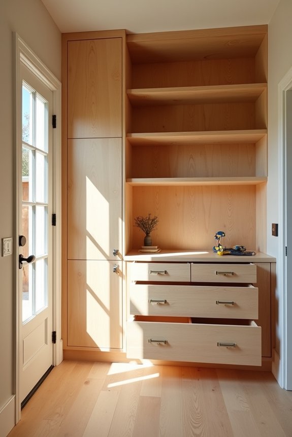 custom storage drawers install facilement