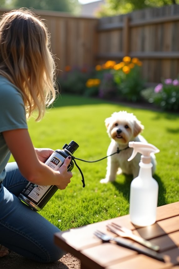How to Use Cutter Backyard Bug Control Safely Around Dogs 2 dogs may become sick after exposure to treated grass