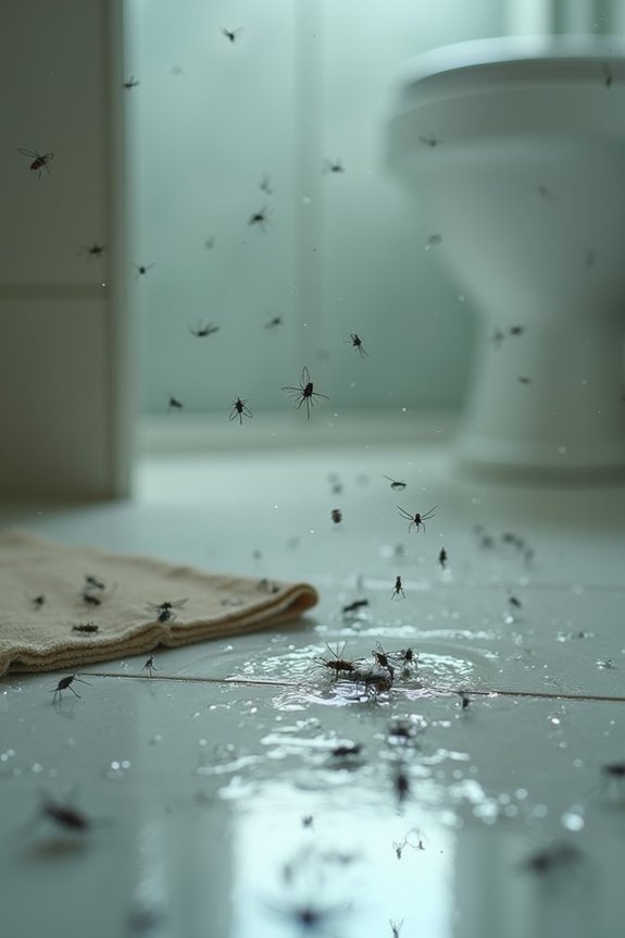 Why Are There Gnats in My Bathroom? 4 dry out wet surfaces daily