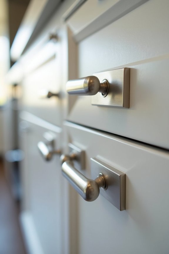 10 Tips for Putting Handles on Kitchen Cabinets 5 edge clearance alignment scale harmony