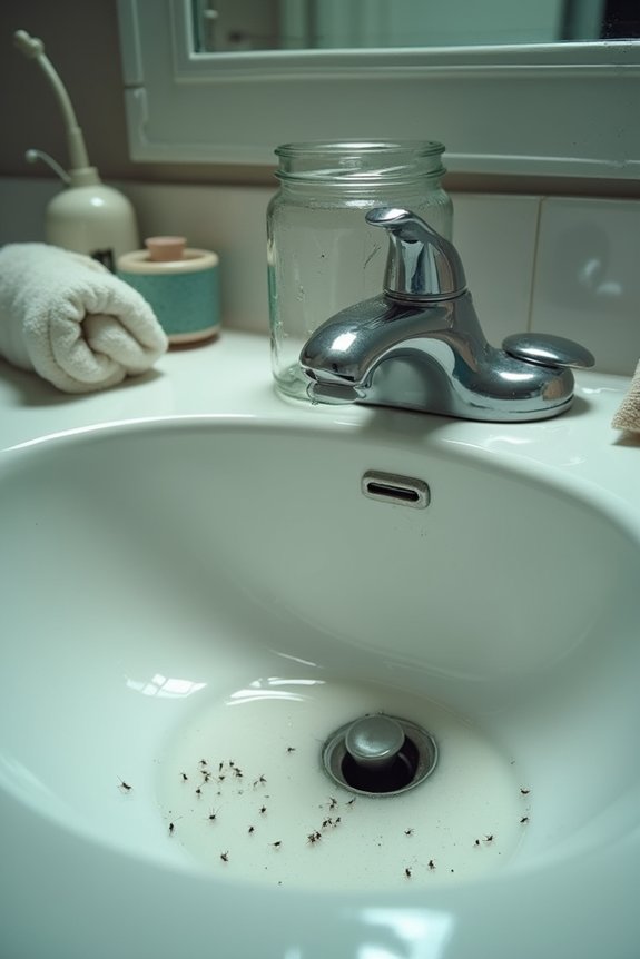 Why Are There Gnats in My Bathroom? 11 empty trash rinse sanitize bin