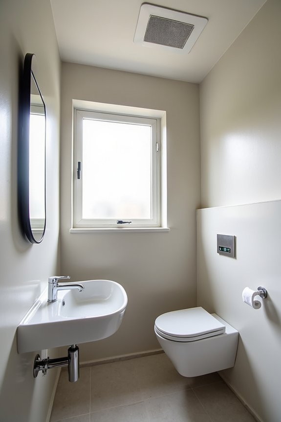 exhaust fan for moisture control
