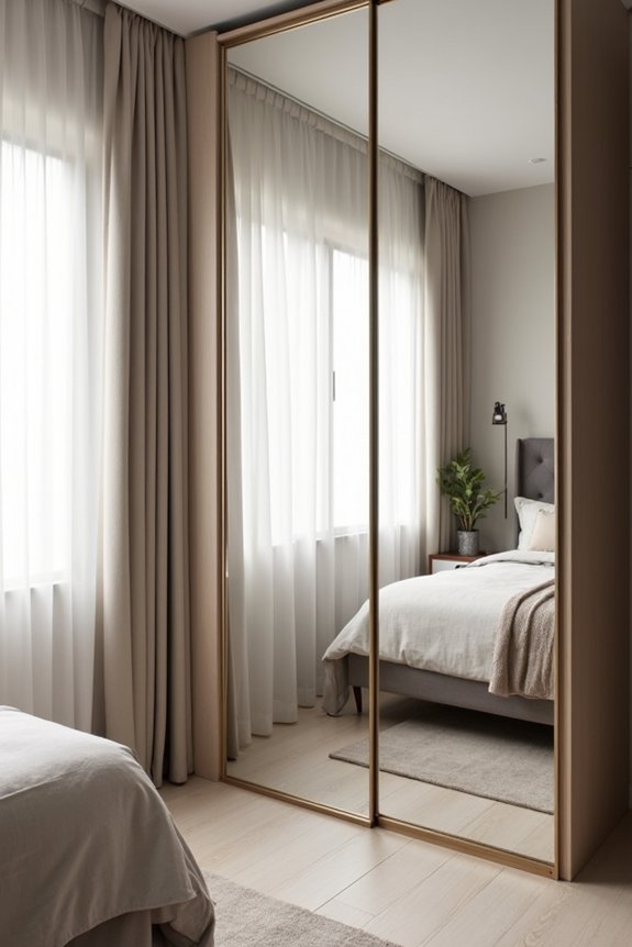 full length wardrobe mirrors brighten and expand