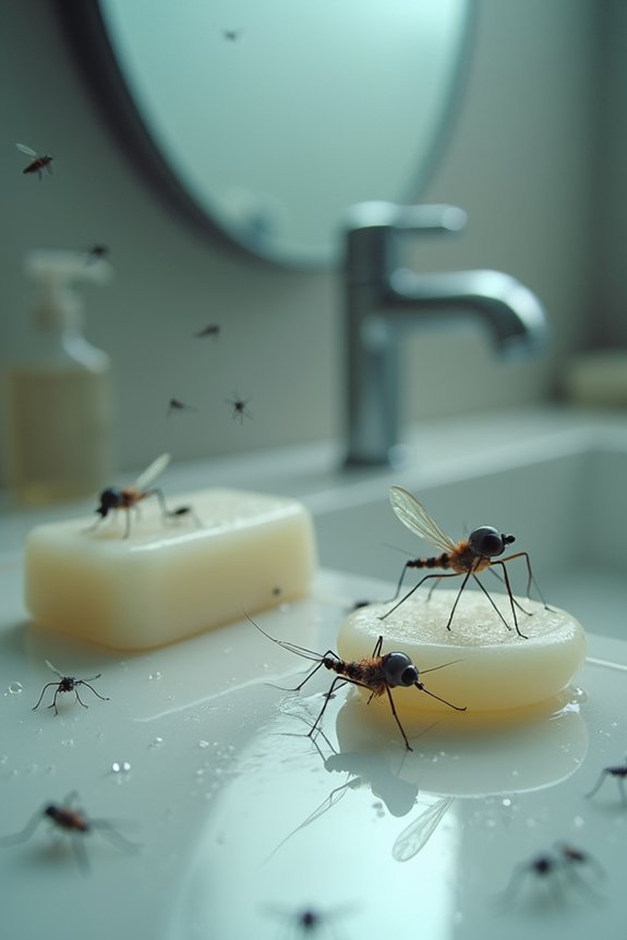 Why Are There Gnats in My Bathroom? 12 gnats hover near damp drains